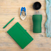 Набор подарочный SILKYWAY: термокружка, блокнот, ручка, коробка, стружка, цвет зеленый