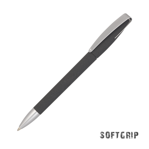 Ручка шариковая COBRA SOFTGRIP MM, цвет черный