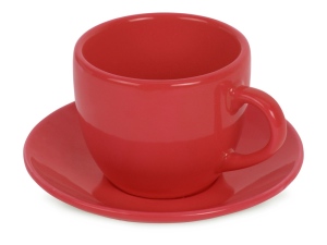 Чайная пара Melissa керамическая, цвет красный (Р)