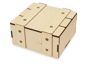 Деревянная подарочная коробка с крышкой 