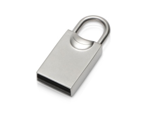 USB-флешка 2.0 на 16 Гб «Lock», серебристый