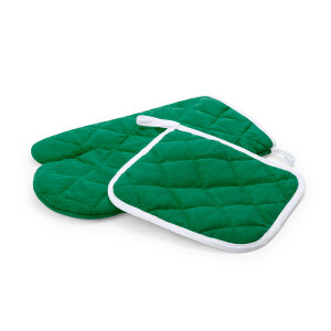 Набор: прихватка и рукавица LESTON, цвет зеленый
