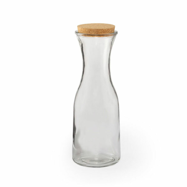 Бутылка LONPEL, пробковое дерево, стекло, цвет прозрачный