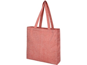 Эко-сумка с клинчиком «Pheebs» из переработанного хлопка, красный