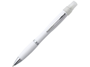 Шариковая ручка Nash с распылителем, цвет белый