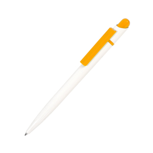 Ручка шариковая MIR, цвет оранжевый с белым