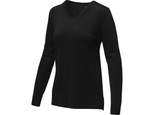 Женский пуловер с V-образным вырезом Stanton, черный, размер XS
