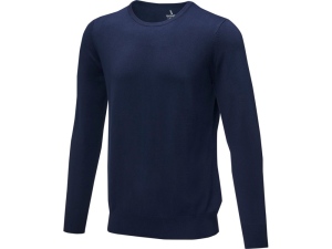 Мужской пуловер Merrit с круглым вырезом, темно-синий, размер XS