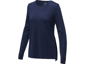 Женский пуловер Merrit с круглым вырезом, темно-синий, размер XS