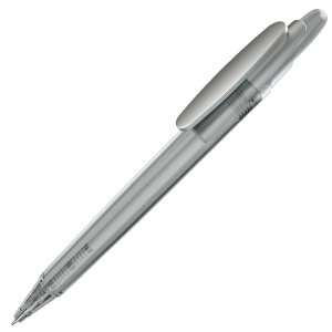 Ручка шариковая OTTO FROST SAT, цвет белый с серебристым