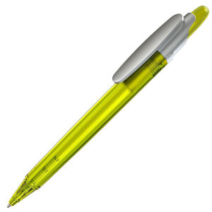Ручка шариковая OTTO FROST SAT, цвет желтый с серебристым
