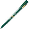 Ручка шариковая KIKI FROST GOLD, цвет зеленый с золотистым