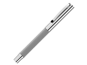 Ручка металлическая роллер из сетки «MESH R», цвет серебристый