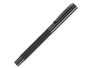 Ручка металлическая роллер из сетки «MESH R», цвет темно-серый/черный