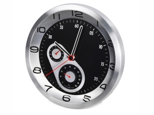 Часы настенные «Астория», цвет серебристый/черный (Р)