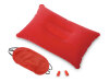 Набор для путешествия с прямоугольной подушкой Cloud, цвет красный