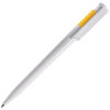 Ручка шариковая OCEAN, цвет желтый с белым