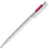 Ручка шариковая OCEAN, цвет красный с белым