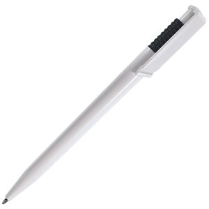 Ручка шариковая OCEAN, цвет черный с белым