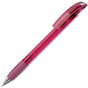 Ручка шариковая с грипом NOVE LX, цвет розовый
