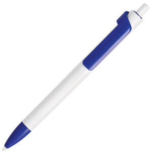 Ручка шариковая FORTE, цвет синий  с белым