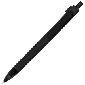 Ручка шариковая FORTE SOFT, покрытие soft touch, цвет черный