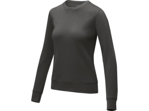 Женский свитер Zenon с круглым вырезом, темно-серый, размер XS