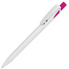 Ручка шариковая TWIN WHITE, цвет розовый с белым