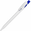 Ручка шариковая TWIN WHITE, цвет синий с белым
