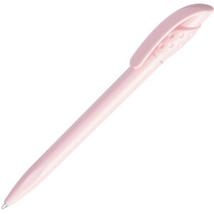 Ручка шариковая из антибактериального пластика GOLF SAFETOUCH, цвет светло-розовый