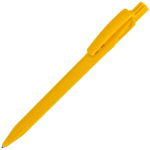 Ручка шариковая TWIN SOLID, цвет ярко-желтый