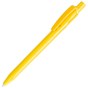 Ручка шариковая TWIN SOLID, цвет желтый