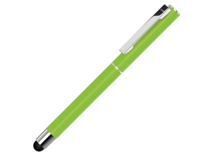 Ручка металлическая стилус-роллер «STRAIGHT SI R TOUCH», зеленое яблоко
