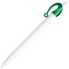 Ручка шариковая JOCKER, цвет зеленый с белым