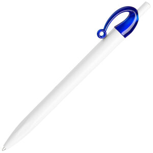Ручка шариковая JOCKER, цвет синий с белым
