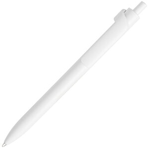 Ручка шариковая из антибактериального пластика FORTE SAFETOUCH,цвет белый