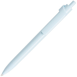 Ручка шариковая из антибактериального пластика FORTE SAFETOUCH, цвет светло-голубой
