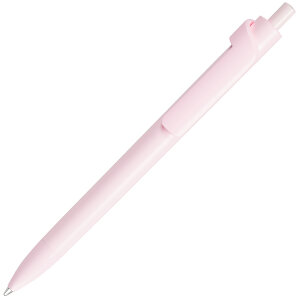 Ручка шариковая из антибактериального пластика FORTE SAFETOUCH, цвет светло-розовый