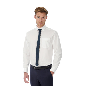 Рубашка мужская с длинным рукавом Heritage LSL/men, цвет белый, размер S
