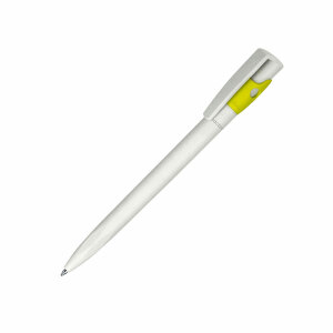 Ручка шариковая KIKI EcoLine SAFE TOUCH, пластик, цвет желтый