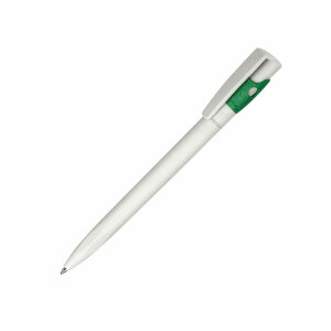 Ручка шариковая KIKI EcoLine SAFE TOUCH, пластик, цвет зеленый