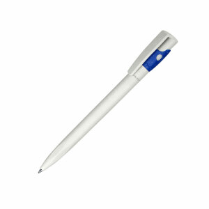 Ручка шариковая KIKI EcoLine SAFE TOUCH, пластик, цвет синий