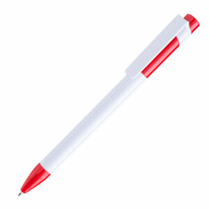 Ручка шариковая MAVA, цвет красный