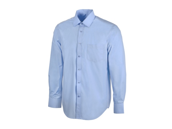 Рубашка Houston мужская с длинным рукавом, голубой, размер 3XL