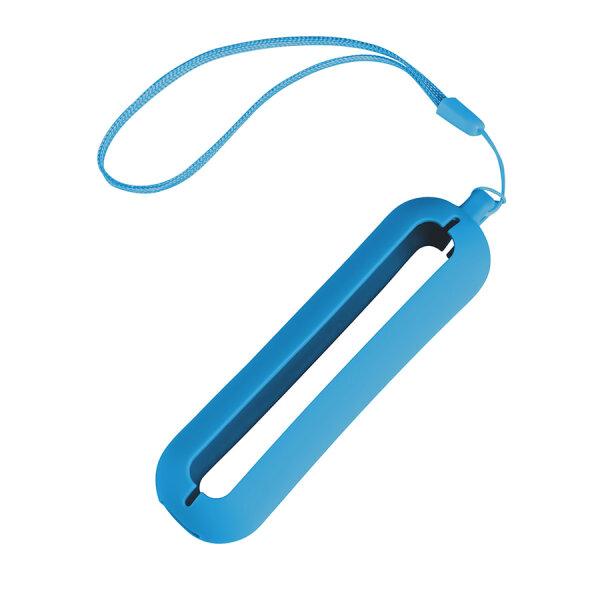 Обложка с ланъярдом к зарядному устройству SEASHELL-1, цвет голубой