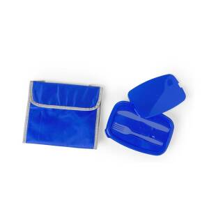 Набор термосумка и ланч-бокс PARLIK, цвет синий, 26 x 22 x 18 см, полиэстер 210D