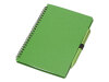 Блокнот А5 «Toledo M», цвет зеленый + ручка шариковая «Pianta» из пшеничной соломы, цвет зеленый