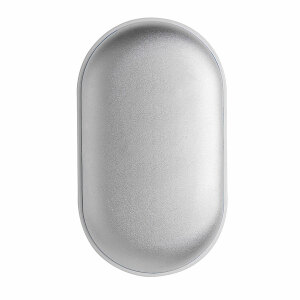 Универсальное зарядное устройство WARMER (5000mAh) с функцией обогрева рук, цвет серебристый