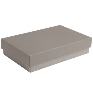 Коробка подарочная CRAFT BOX, 17,5*11,5*4 см, цвет серый, картон