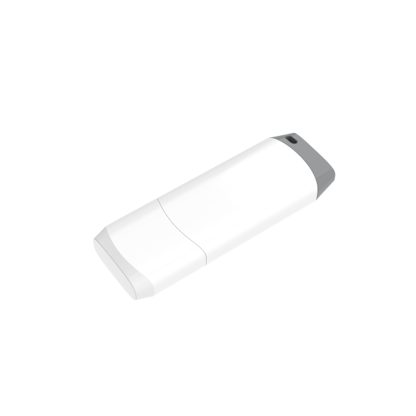 USB flash-карта 8Гб, пластик, USB 2.0, цвет белый